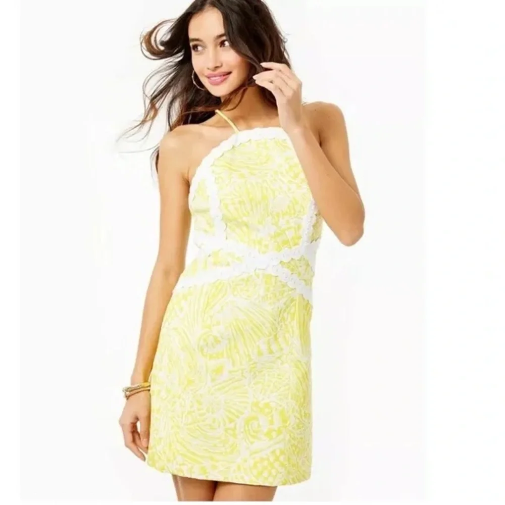 lilly pulitzer pearl halter dress Shift WNN_SC:65